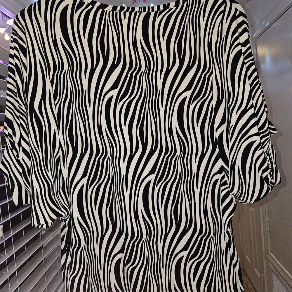 Zebra Print Women's Top